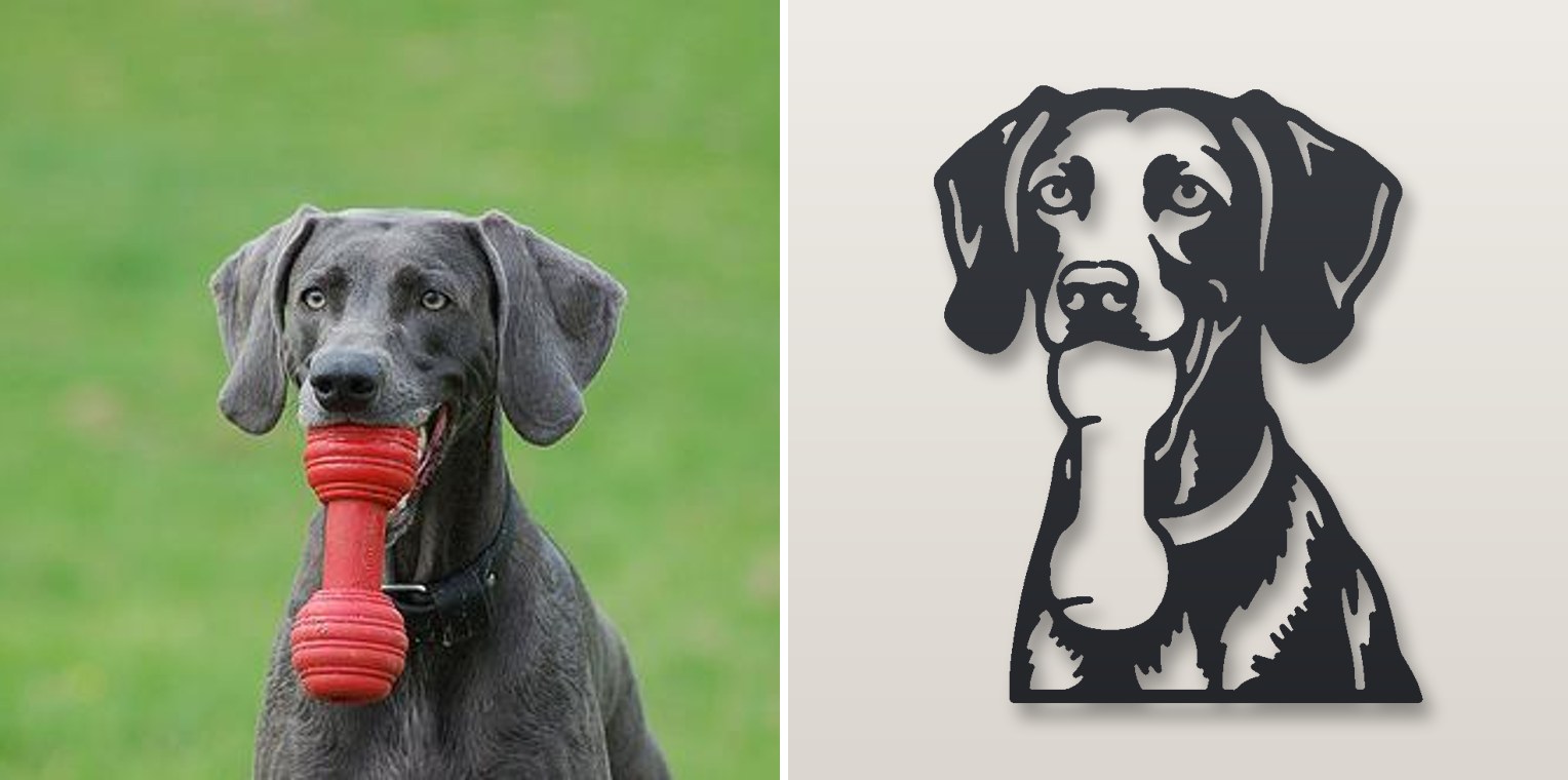 Headshot — photo and finished steel sign